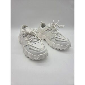 Unbranded Chunky Platform Sneakers White Womens Streetwear Dad Shoes